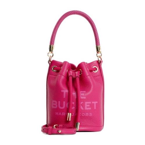 Mini Bucket Bag i Leppestift Rosa