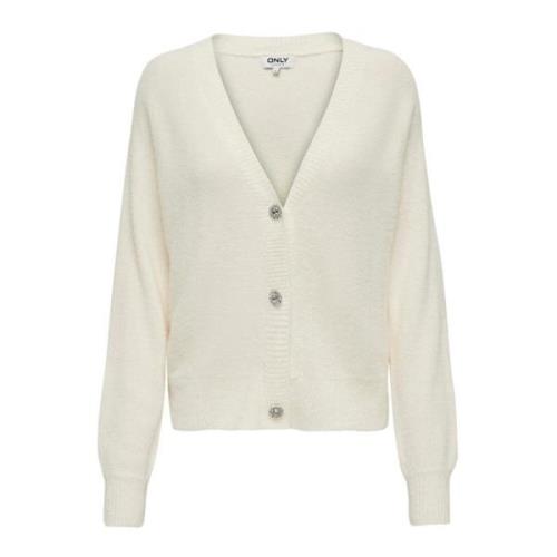 Hvit Dame Cardigan