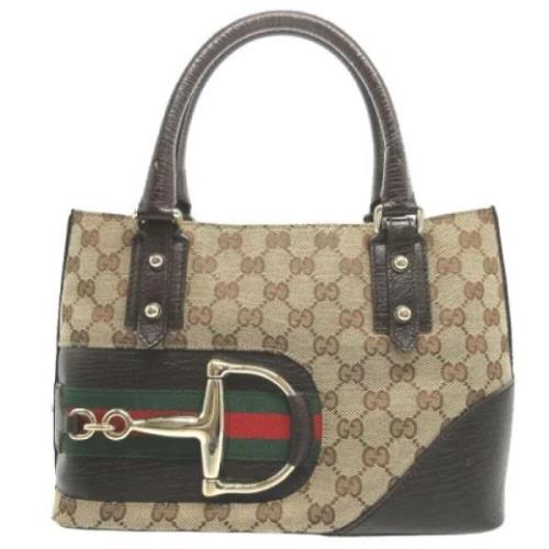 Pre-owned Canvas gucci-bags