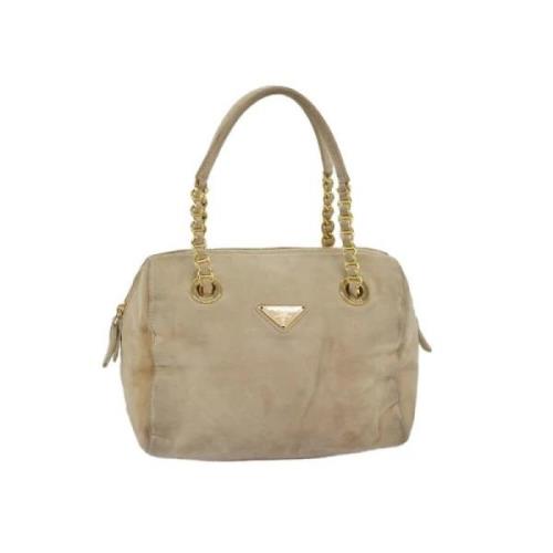 Pre-owned Suede handbags