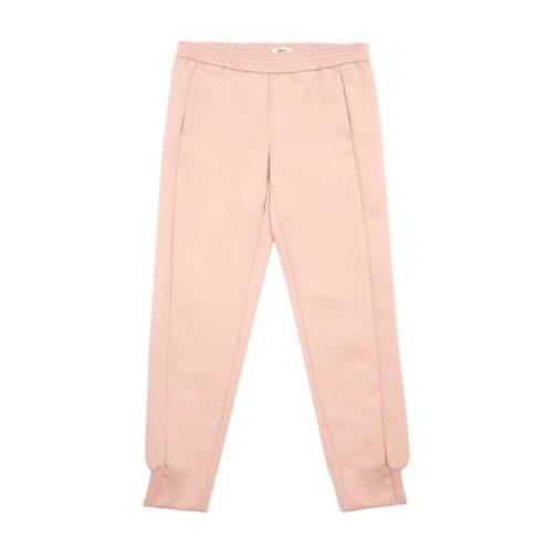 Tidsriktig Rosa Polyester Damebukser