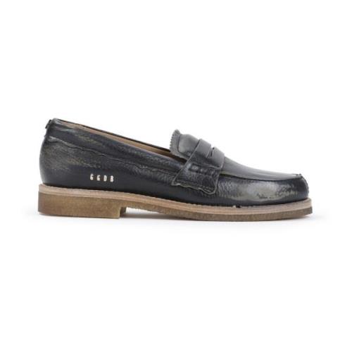 Sorte Skinnloafers Stilige Damesko