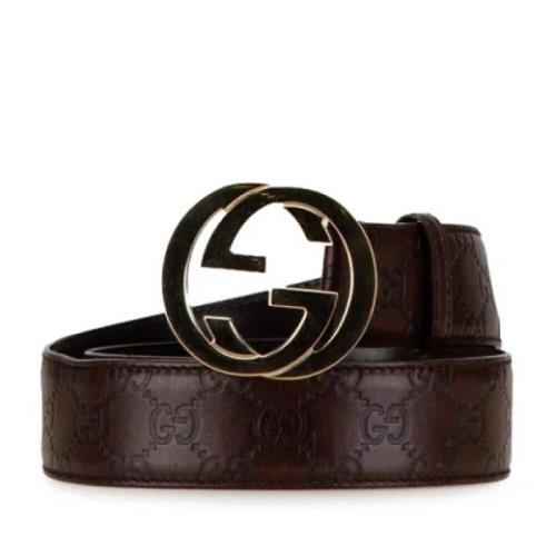 Pre-owned Leather belts