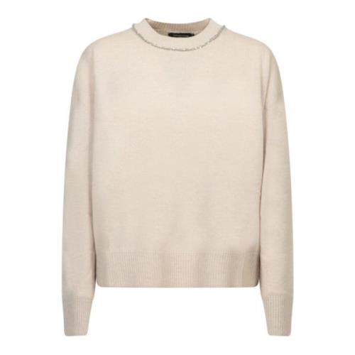 Luksuriøs Beige Strikkeplagg Aw24