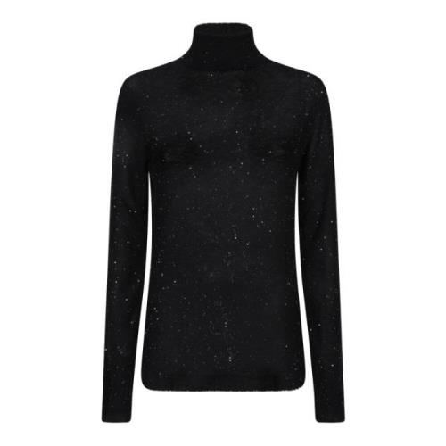 Svart Paljettsweater Aw24