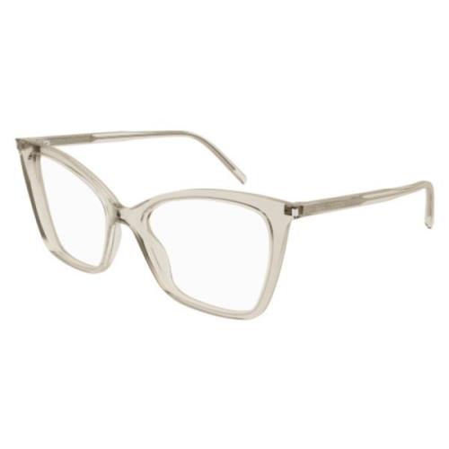 Beige Cat Eye Optiske Briller