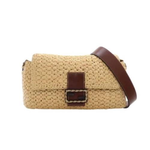 Pre-owned Raffia fendi-bags