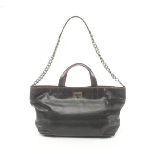 Pre-owned Leather chanel-bags