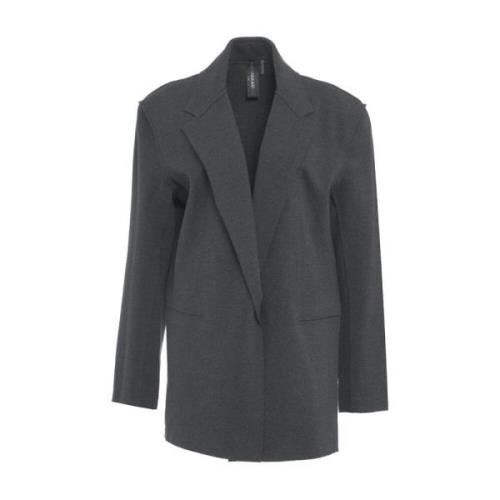 Grå Blazer for Kvinner Aw24