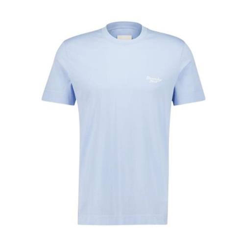 Baby Blue Logo Brodert T-skjorte