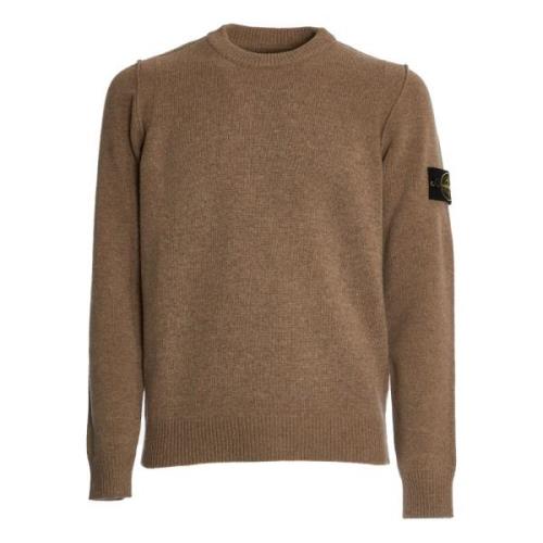 Valnøtt Crew-Neck Strikkeplagg Aw24