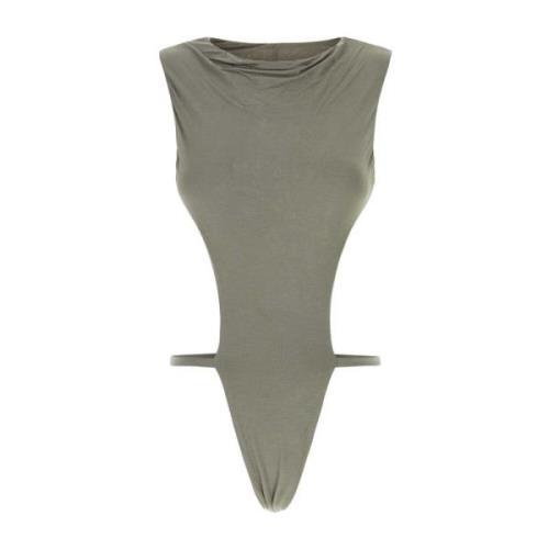 Stretch Viscose Valve Bodysuit