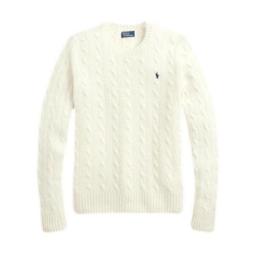 Kremfarget Polo Ralph Lauren Julianna Pullover Genser