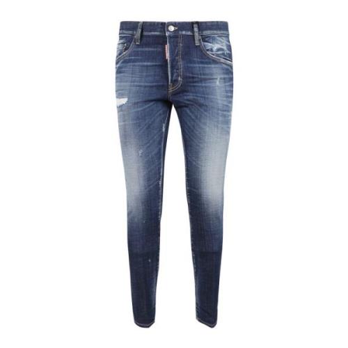 Klassiske Denim Jeans med Fem Lommer