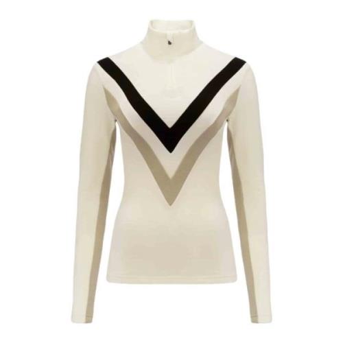 Voss Chevron Zip Up Women - Off White