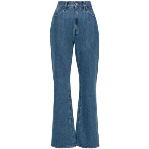 Indigo Blå Flared Jeans