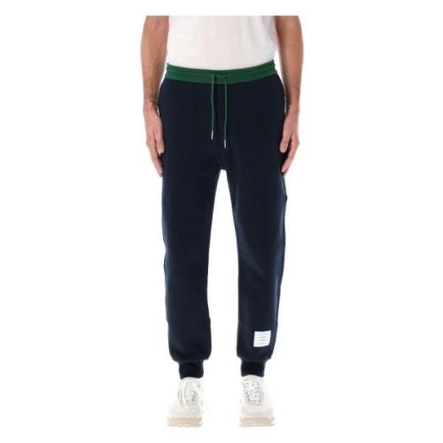 Marinefarget Blokkerte Sweatpants Aw24