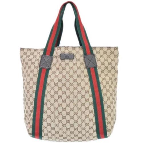 Pre-owned Canvas gucci-bags