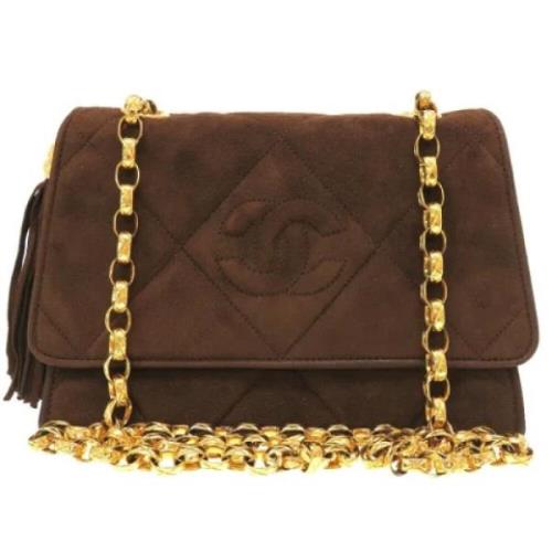 Pre-owned Suede chanel-bags