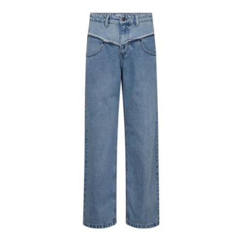 Denimcc Block Jeans med vide ben