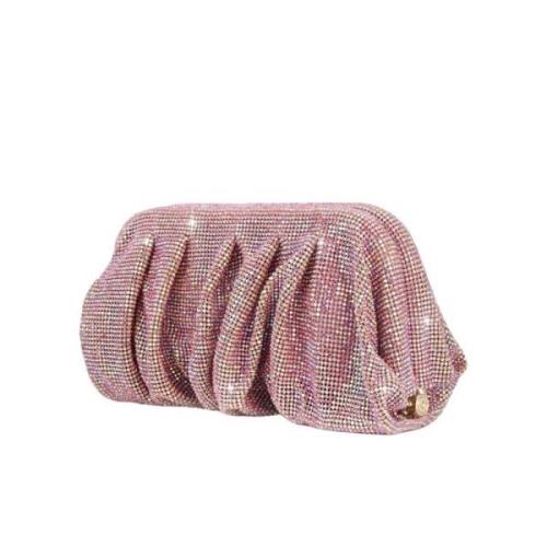 Håndlaget Krystall Venus Light Rose Clutch