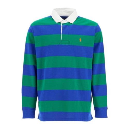 Stripete Rugby Polo Skjorte