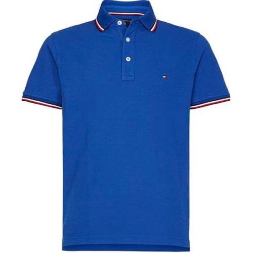 Slim Fit Polo Skjorte Clear Blue