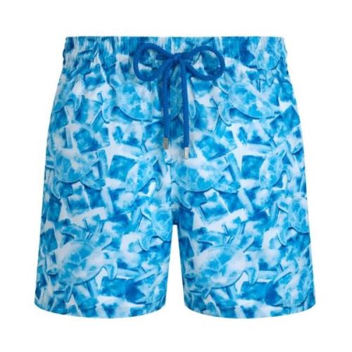 Ultralyse og sammenleggbare Iced Turtles badeshorts for menn