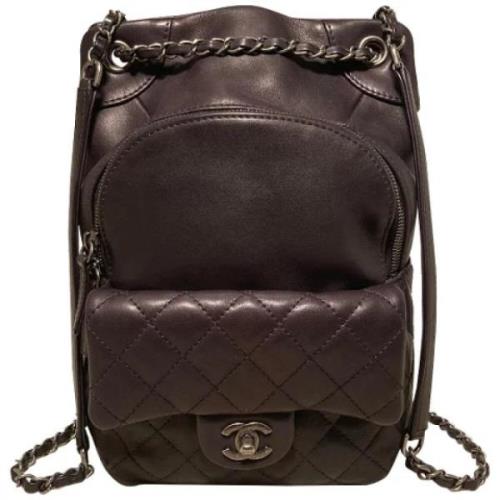 Pre-owned Leather backpacks