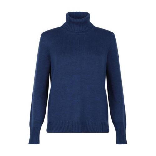 Navy Blue Turtleneck Sweater