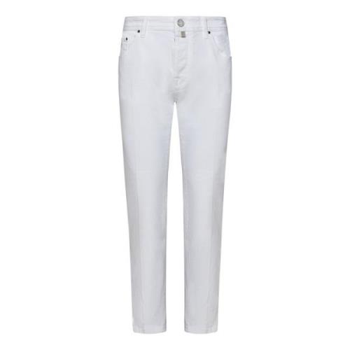 Hvit Slim Fit Jeans Aw24