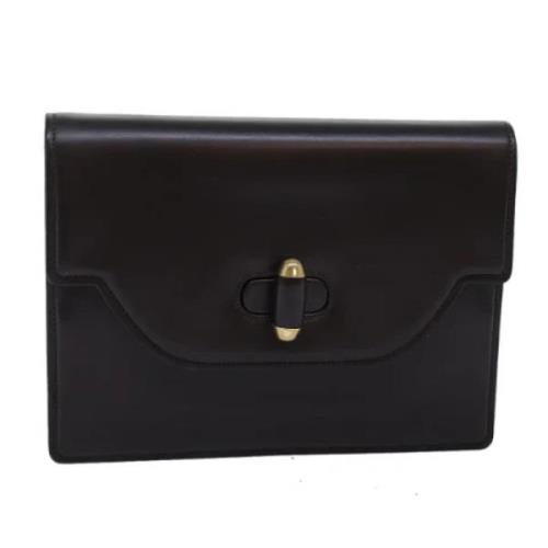 Pre-owned Leather clutches