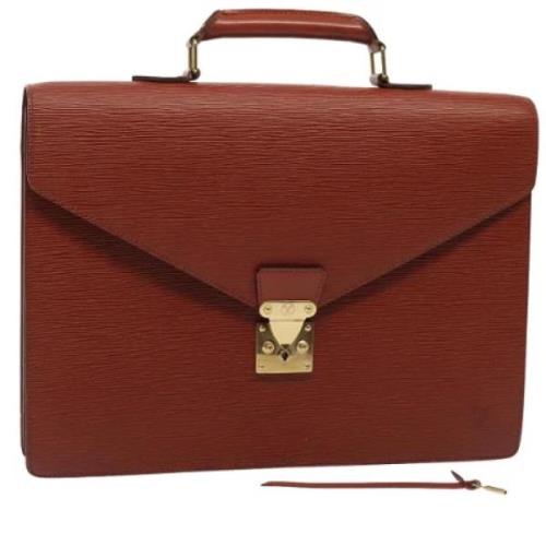 Pre-owned Leather briefcases