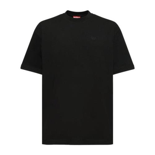 Klassisk Crew-Neck T-Shirt med Oval-D Logo