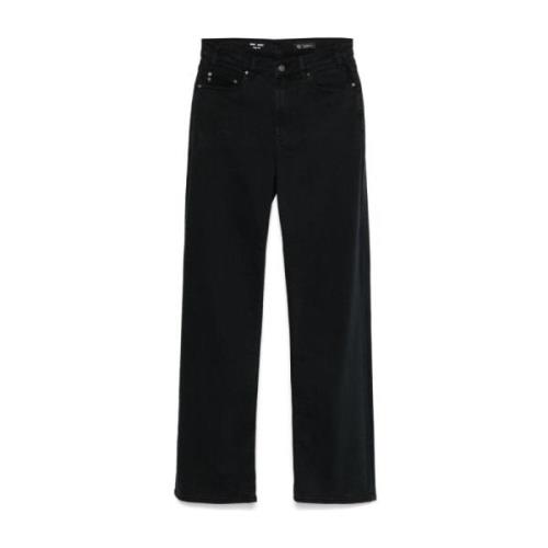 Svarte Wide Leg Jeans