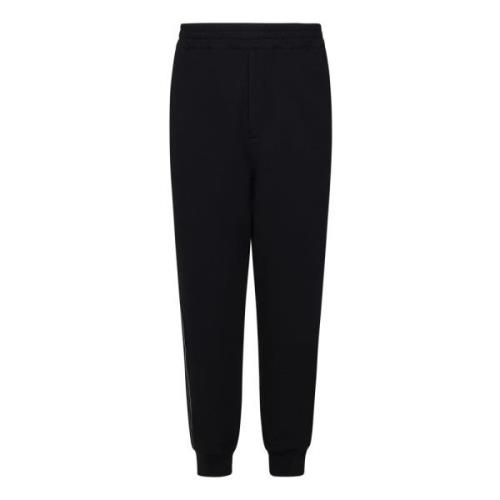 Sort Bomullsfleece Sweatpants Aw24