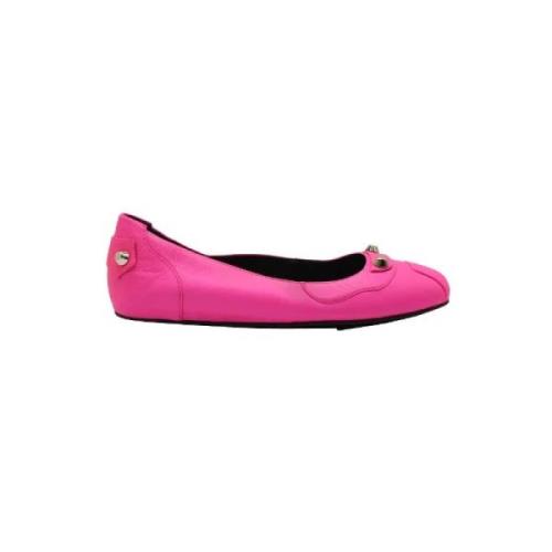 Pre-owned Leather flats