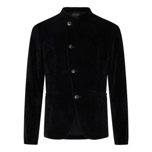 Svart Corduroy Blazer Aw24