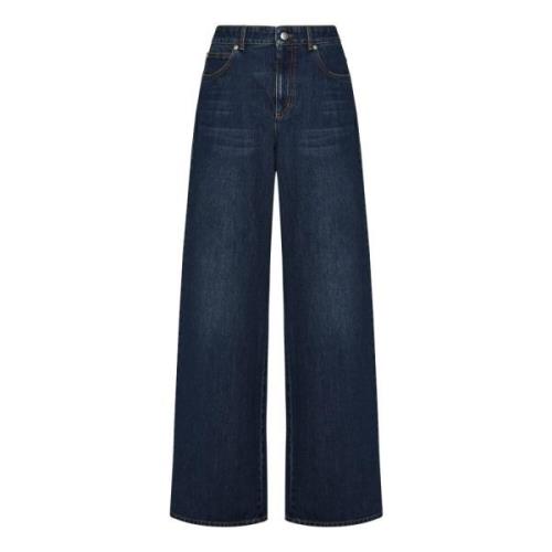 Blå Wide-Leg Jeans Hev Garderobe