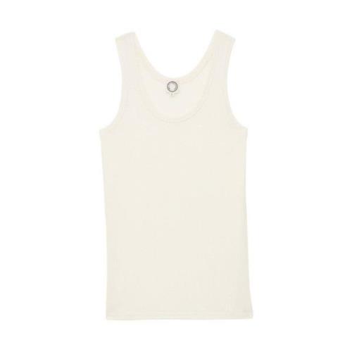 Amelie tanktop i elfenben jersey