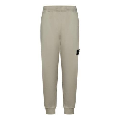 Beige Fleece Joggers Aw24