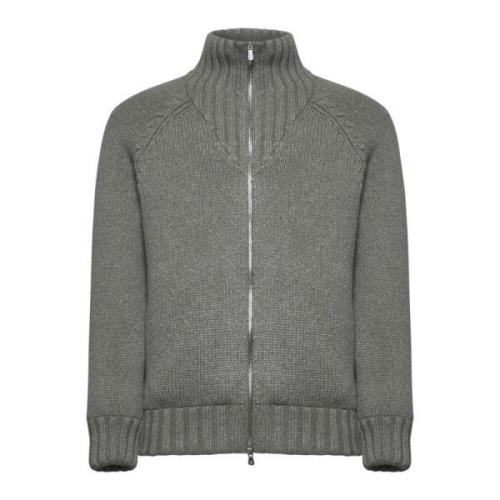 Grønn Cashmere Frakk Monopetto