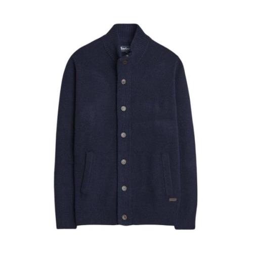 Navy Zip Through Cardigan Essential Patch