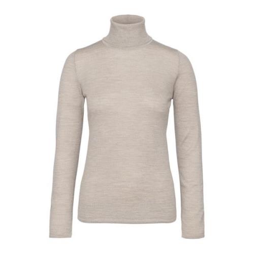 Merino Polo Sweater Sand