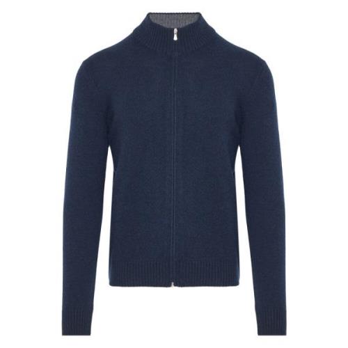 Luksus Cashmere Cardigan med Full Glidelås