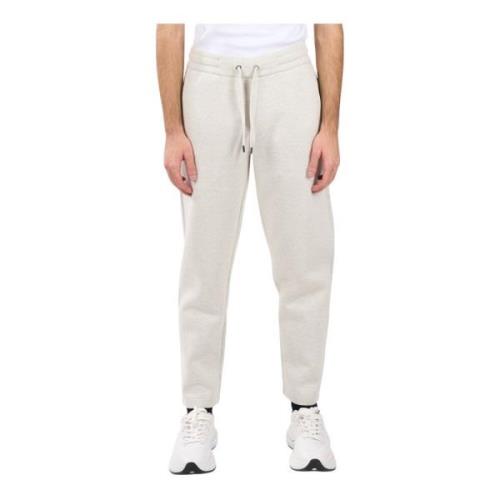 Avslappede sweatpants med elastiske mansjetter