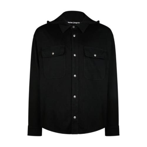 Klassisk Logo Hettegenser Overshirt