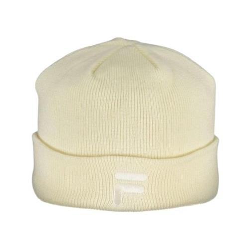 Brodert Hvit Polyester Logo Cap