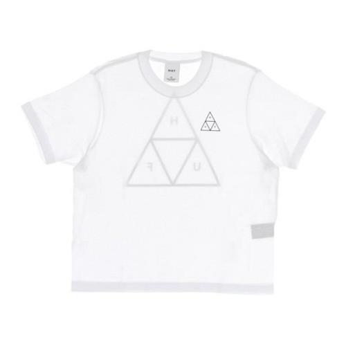 Hvit Relax Tee med Triple Triangle