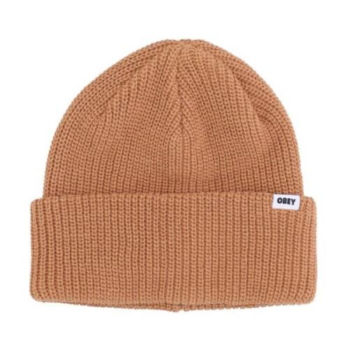 Brunt Sukker Beanie Lue